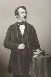 David Livingstone (1813-73) inciso da D.J. Pound da una fotografia, da 